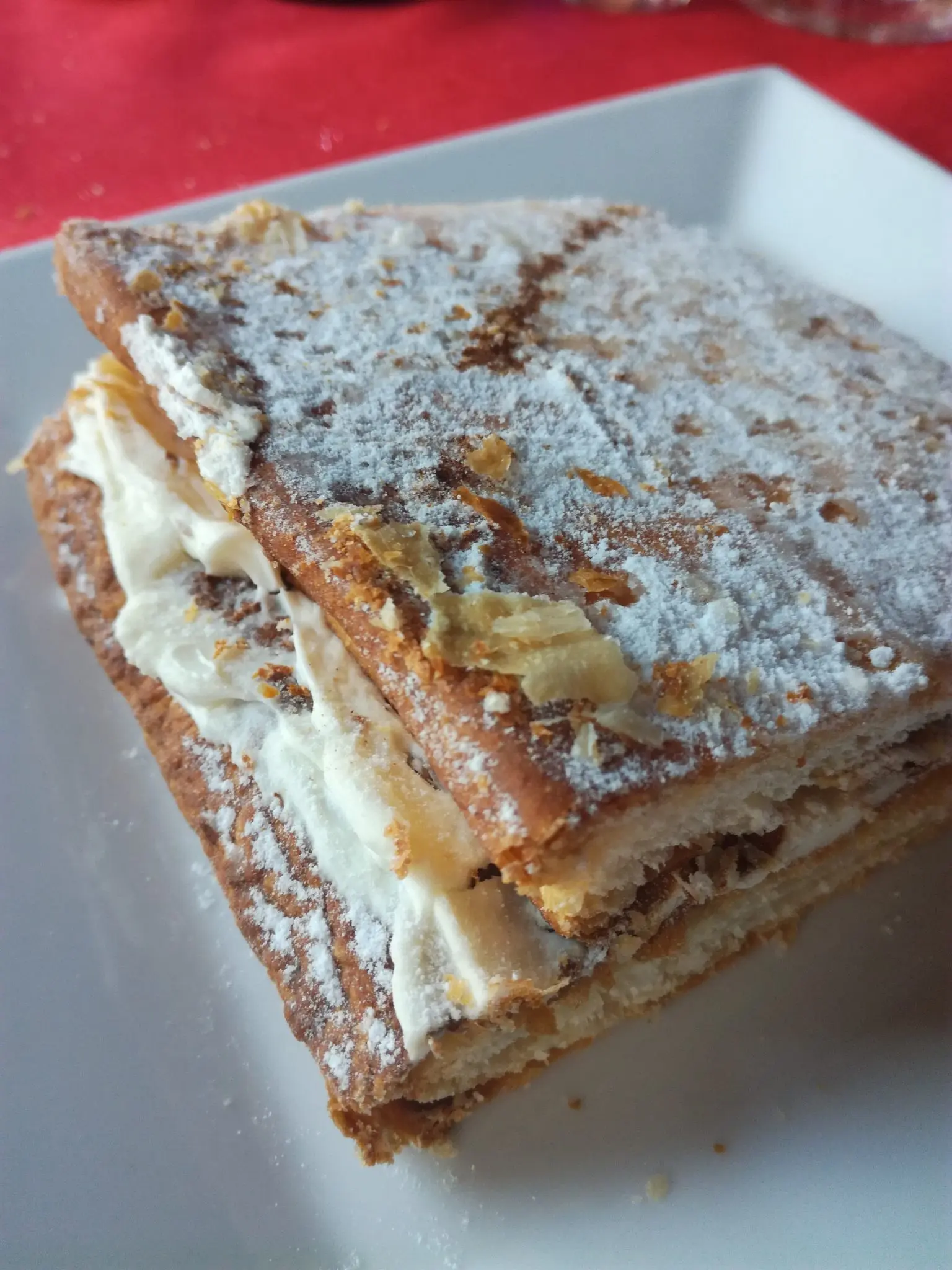 Milhojas restaurante El Aljibe