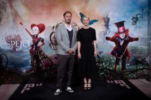 El director del filme y Alicia-MÍA en la presentación en Madrid
