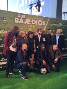 El equipo de la película con EL LANGUI