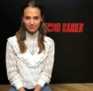 Alicia Vikander presentando en Madrid TOMB RAIDER