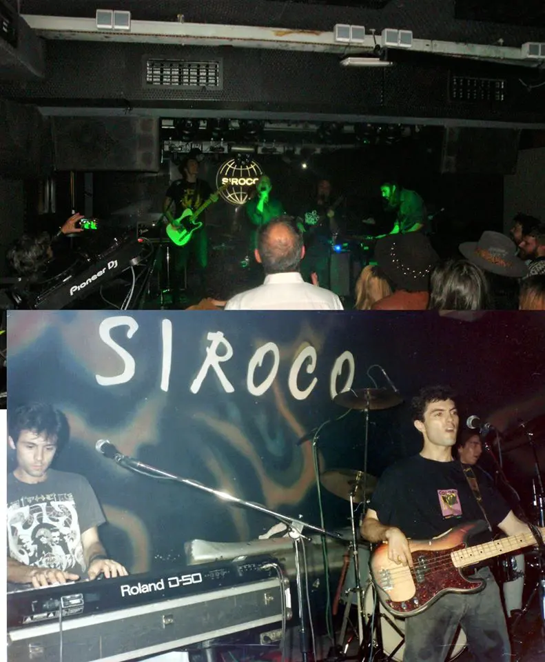 SiROCO. SiROCO
Arriba, El Siroco el pasado 20 de Enero de 2020, y abajo en junio de 1994, viendo al grupo con el que entonces colaboraba mi amigo Luis Robles a los teclados
