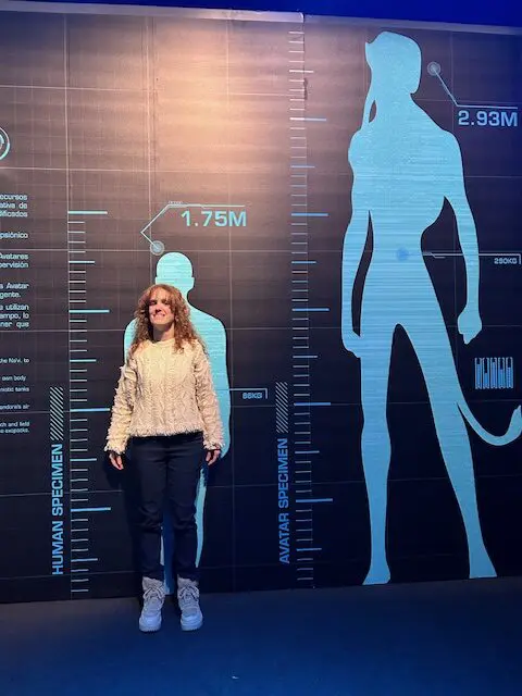 AVATAR: THE EXPERIENCE -
Lo primero que haces en la exposición es medirte con los Na´vi