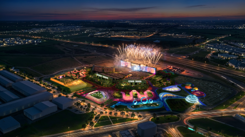 Recreacion del estadio mediante renderización