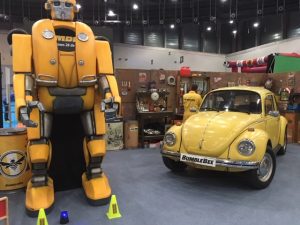 Parte del stand de BUMBLEBEE