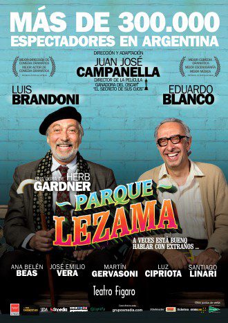 Cartel de PArque Lezama