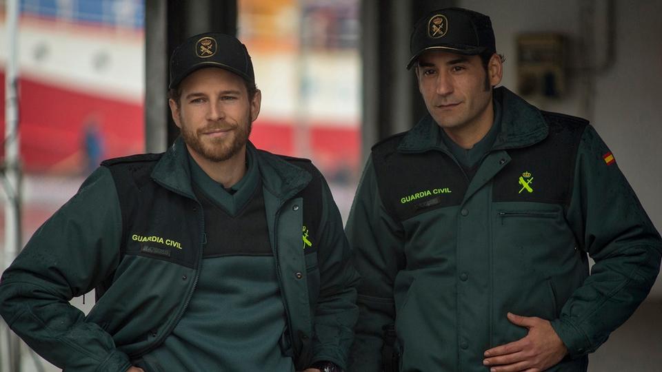 Álvaro Cercantes y Jesús Carroza, dos Guardia Civiles en la Valla de Melilla. ADÚ