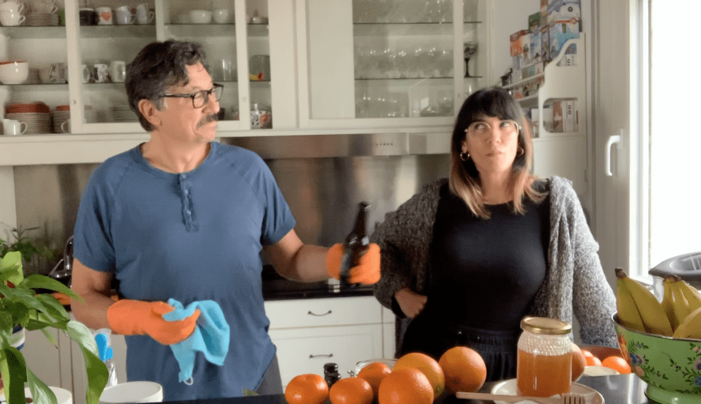 Carlos Bardem y Cecilia Gessa en Diarios de la cuarentena.