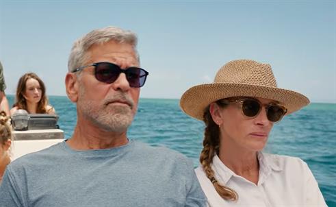 Viaje al paraíso. George Clooney y Julia Roberts, dos amigos 
compartiendo de nuevo película en la que trabajar juntos