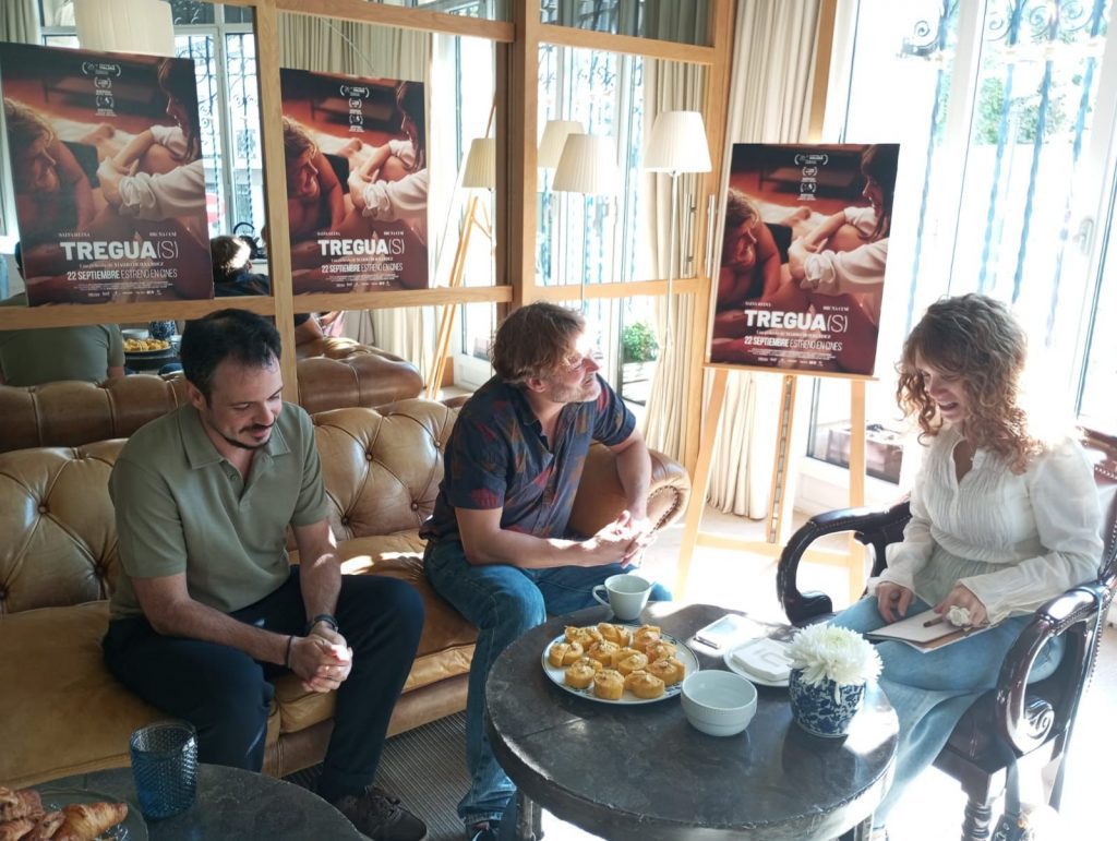 La Cronosfera realizando la entrevista a Mario Hernández y Salva Reina