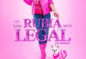 Cartel Una Rubia muy legal