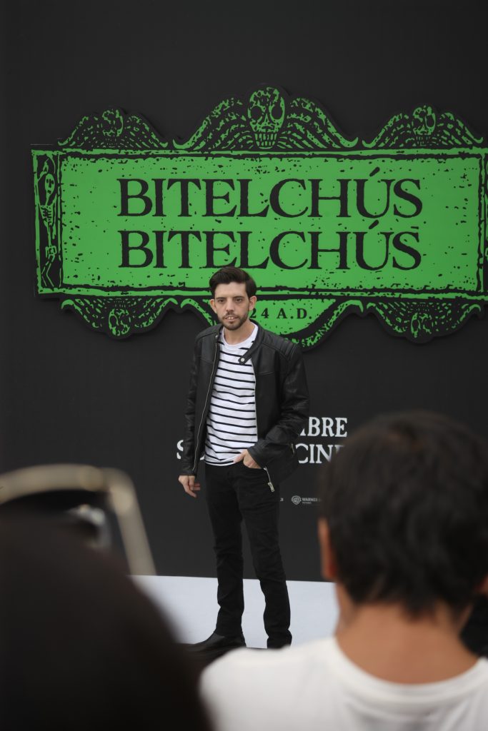 El actor Javier Bódalo en el photocall de Bitelchús Bitelchús