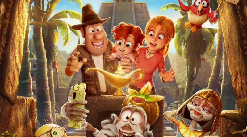 Cartel de Tadeo Jones y la lámpara maravillosa